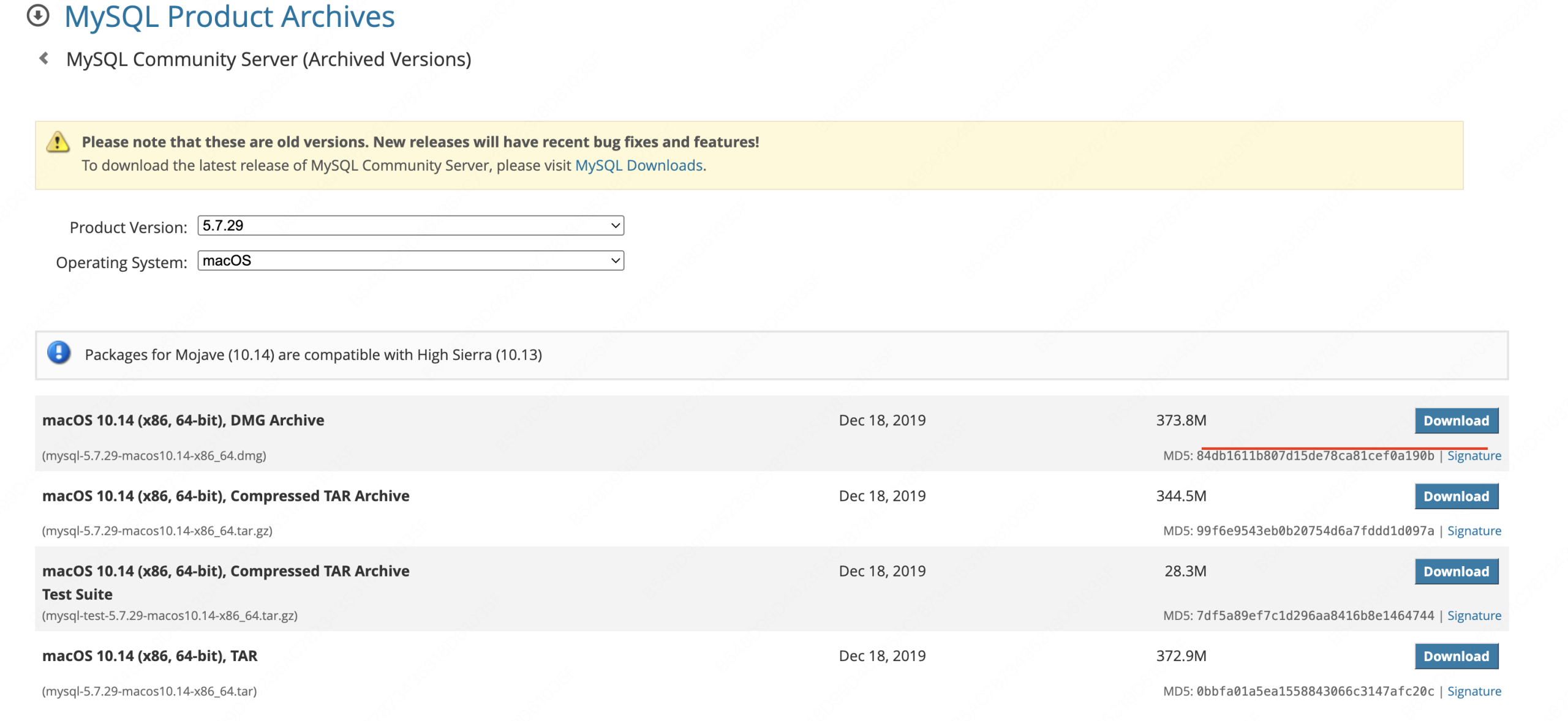 mac电脑安装myql5.7以及重置密码 mac电脑安装myql5.7以及重置密码